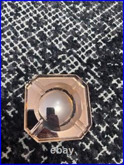 Cendrier Art Deco En Verre De Saint Gobain Transparent Jean Luce