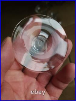 Champagne 6 Coupe A Champagne En Verre Souffle Et Meulé Ancien Art Deco