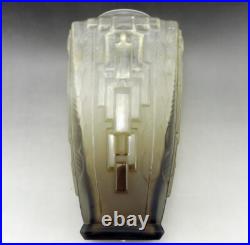 Charles Schneider Important Vase verre fumé Art Déco Vers 1930 signé Schneider