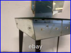 Coiffeuse en Verre de Venise Murano Miroir Art Deco Design Vintage Chambre