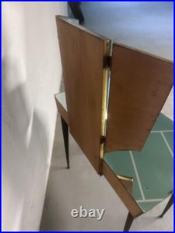 Coiffeuse en Verre de Venise Murano Miroir Art Deco Design Vintage Chambre