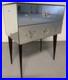 Commode en Verre de Venise Murano Miroir Art Deco Design Vintage Chambre