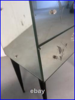 Commode en Verre de Venise Murano Miroir Art Deco Design Vintage Chambre