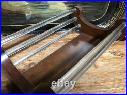 Corbeille Art Deco Banquette de Verre Bois Design Moderniste Panière