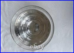 Coupe Ancienne Art Déco en verre et métal argenté