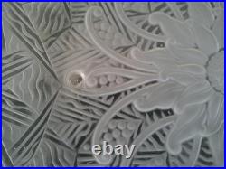 Coupe Art Deco En Verre Presse Moule Signee Lorrain Nancy Marque Creee Par Daum