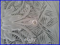 Coupe Art Deco En Verre Presse Moule Signee Lorrain Nancy Marque Creee Par Daum