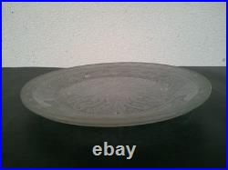 Coupe Art Deco En Verre Presse Moule Signee Lorrain Nancy Marque Creee Par Daum