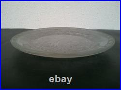 Coupe Art Deco En Verre Presse Moule Signee Lorrain Nancy Marque Creee Par Daum