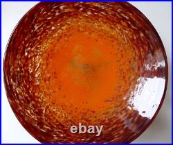 Coupe Delatte Nancy verre marmoréen fer forgé art déco Era Muller Schneider