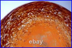 Coupe Delatte Nancy verre marmoréen fer forgé art déco Era Muller Schneider