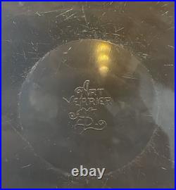 Coupe En Cristal Signée St Louis Art Verrier Paul Nicolas Verre Art Déco 20 Cm