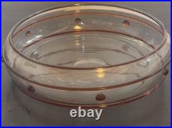 Coupe En Cristal Signée St Louis Art Verrier Paul Nicolas Verre Art Déco 20 Cm