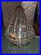 Coupe En Verre Monture Panier Fer Forgé Art Deco