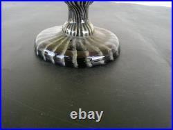 Coupe Sur Pied Art Deco En Verre Marmoreen Signee Schneider Tres Bon Etat Rare