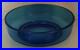 Coupe Verre Cristal Bleue Moulé Pressé Art Déco D 23,8 CM