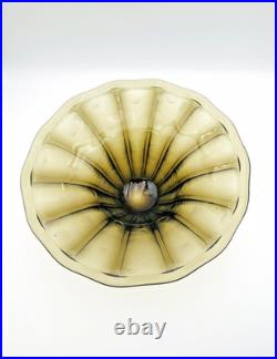 Coupe à fruit Bayel noire Art déco style verre givré 634006