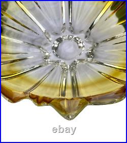 Coupe à fruit art deco verre ou cristal de couleur MURANO N°101