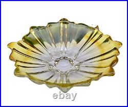 Coupe à fruit art deco verre ou cristal de couleur MURANO N°101