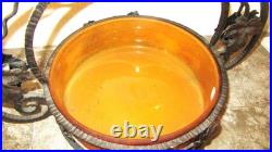 Coupe à fruits art déco signée Degué