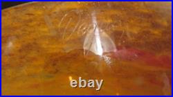 Coupe à fruits art déco signée Degué