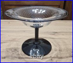 Coupe cristal bullé Saint Louis Art Verrier Paul Nicolas 1922/1925 Art Déco