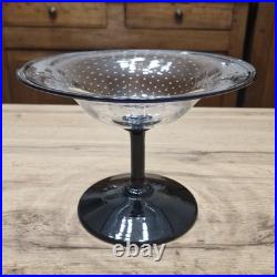 Coupe cristal bullé Saint Louis Art Verrier Paul Nicolas 1922/1925 Art Déco