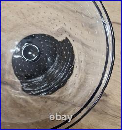 Coupe cristal bullé Saint Louis Art Verrier Paul Nicolas 1922/1925 Art Déco