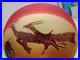 Coupe en verre décor Art déco de gazelles dégagé à l'acide vers 1930