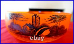 Coupe verre de couleur art deco 1930