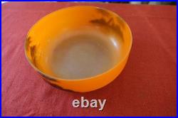 Coupe verre de couleur art deco 1930