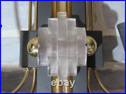 DESIGN Italie Imposante Applique 4 feux + 2 Style ART DECO 4 Kg A IDENTIFIER
