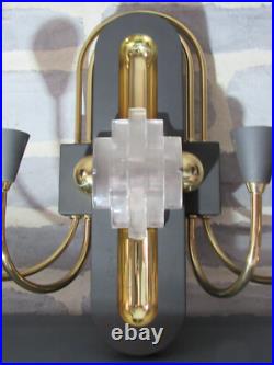 DESIGN Italie Imposante Applique 4 feux + 2 Style ART DECO 4 Kg A IDENTIFIER