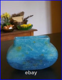Daum Nancy Vase Jardinière En Pate De Verre Art Nouveau Art Deco Nancy
