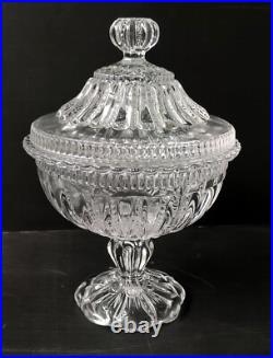 Drageoir Bonbonniere Verre Modele Renaissance Verrerie Portieux Art Deco