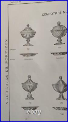 Drageoir Bonbonniere Verre Modele Renaissance Verrerie Portieux Art Deco
