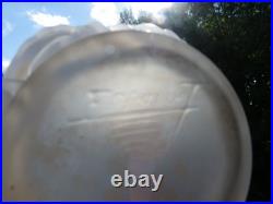 ESPAIVET VASE ART DÉCO EN VERRE SATINÉ 1920/1930 H 27 cm SIGNÉ