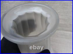 ESPAIVET VASE ART DÉCO EN VERRE SATINÉ 1920/1930 H 27 cm SIGNÉ