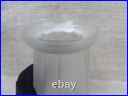 ESPAIVET VASE ART DÉCO EN VERRE SATINÉ 1920/1930 H 27 cm SIGNÉ