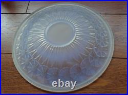 ETLING ANCIENNE COUPE VERRE MOULER OPALESCENT ART DECO SIGNEE diam 30,5 cm