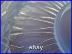 ETLING ANCIENNE COUPE VERRE MOULER OPALESCENT ART DECO SIGNEE diam 30,5 cm