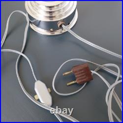 ETLING Edmond Veilleuse en verre Opalescent Figurant La Vierge Art Déco TBE