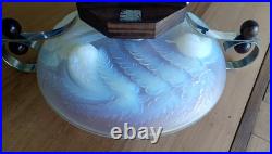 ETLING belle coupe art déco en verre moulé pressé opalescent Années 30 N° 98