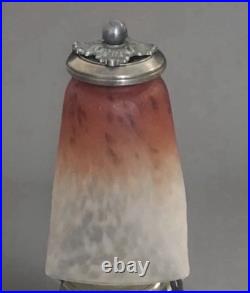 Élégante lampe Art Déco Pâte De Verre C Schneider & C Ranc France, circa 1925