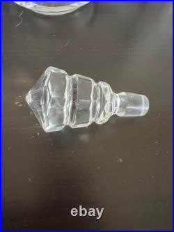 Ensemble verre et carafe art deco thecoslovaquie