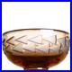 Epaisse Coupe Ronde En Verre Fumé, Jean Luce (1895-1964) Art Deco 1925