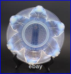Ezan verre opalescent service à entremet dessert salade de fruit Art Déco Ezan verre opalescent service à entremet dessert salade de fruit Art Déco