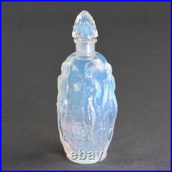 Flacon à Parfum Verre Opalescent Nymphes Nues Dansantes Verrier Sabino Art Déco