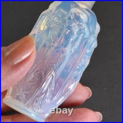 Flacon à Parfum Verre Opalescent Nymphes Nues Dansantes Verrier Sabino Art Déco