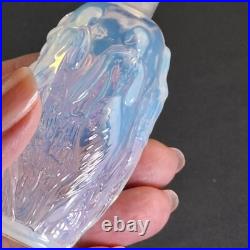 Flacon à Parfum Verre Opalescent Nymphes Nues Dansantes Verrier Sabino Art Déco